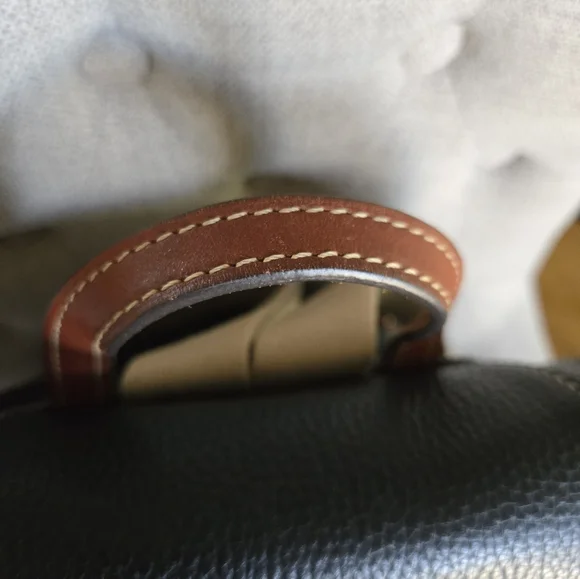 Dooney & Bourke Black Pebbled Leather Backpack - Picture 4 of 12